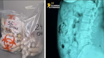 Româncă arestată pe un aeroport din Italia pentru trafic de droguri. Unde ascunsese femeia sute de capsule cu stupefiante