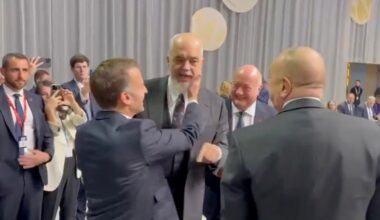 Edi Rama, Emmanuel Macron