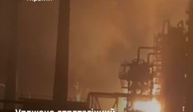 Incendiu rafinarie Riazan, Rusia