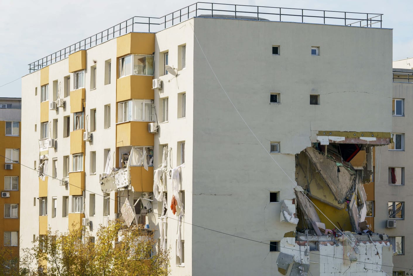 explozie, centrala, gaze, rahova, sector 5, apartamente, bloc distrus