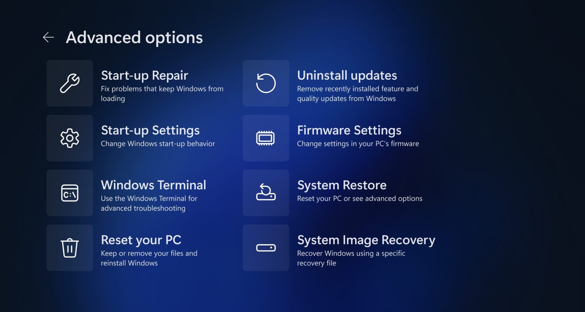 tastatura și mouse-ul nefuncționale în „recovery” după ultimul update