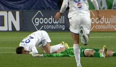 Ciocnire violentă în CFR - Farul: Hindrich și Cojocaru, plini de sânge