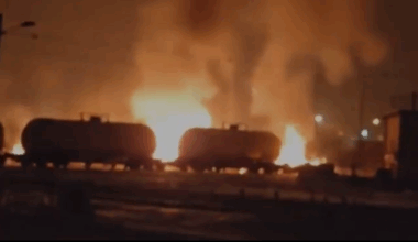 opt răniți / Dronele ucrainene lovesc o substație electrică din regiunea Volgograd