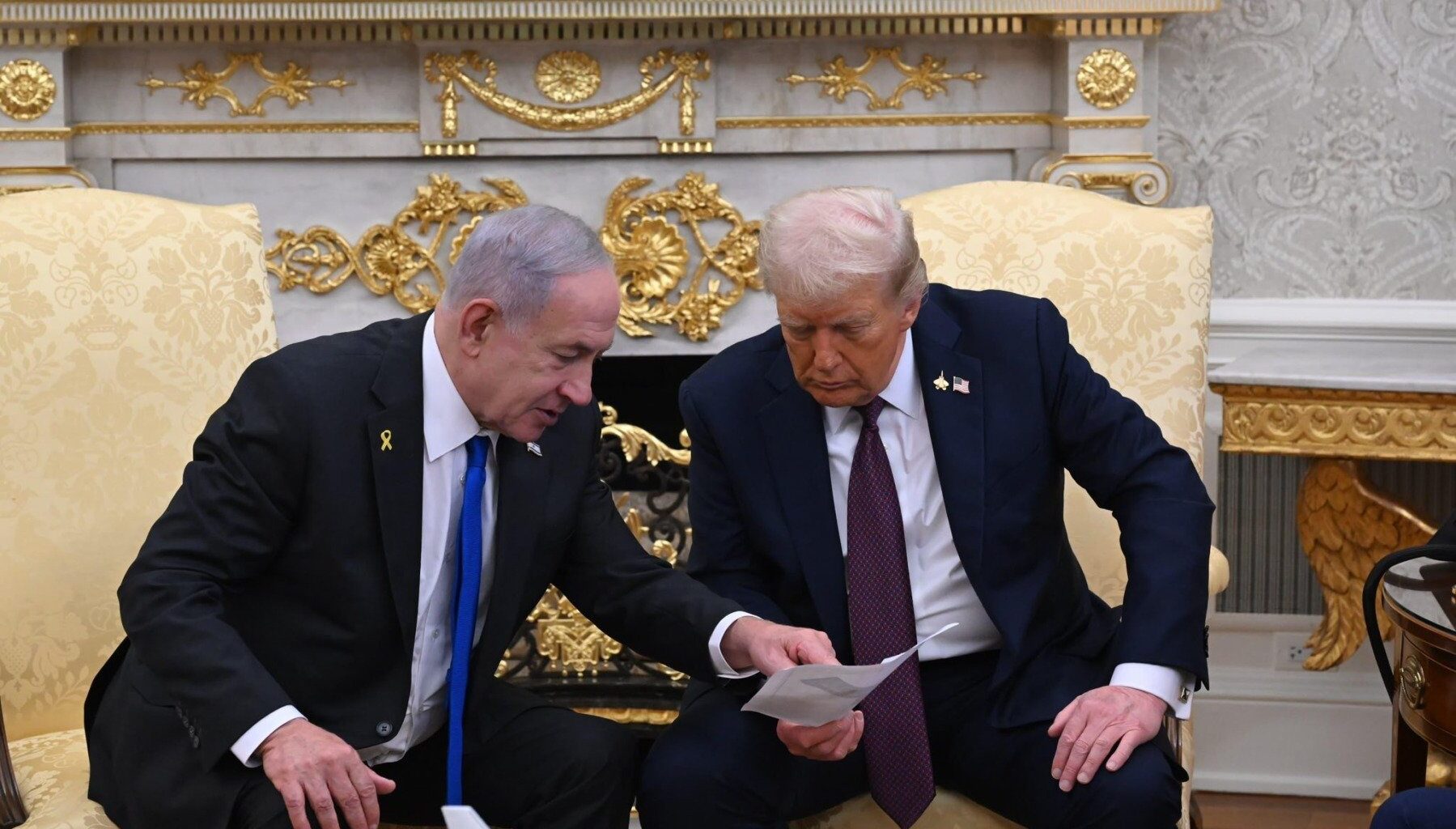 benjamin netanyahu, donald trump