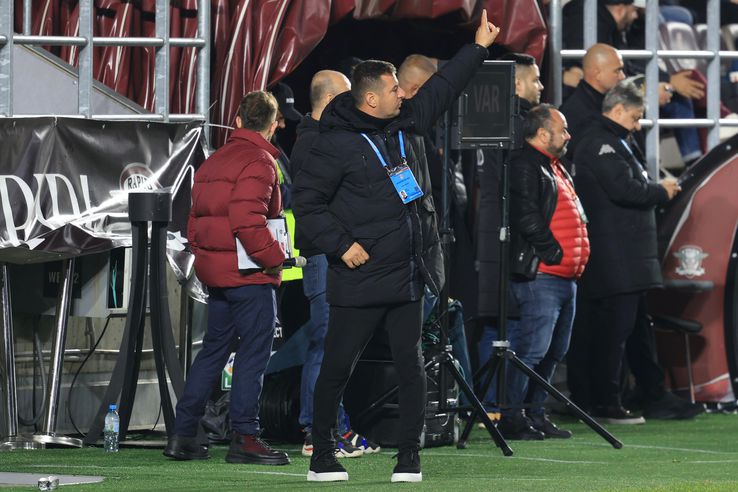 Ianis Zicu, în Rapid - Farul. FOTO: GSP.ro