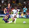 Nuno Mendes, fundașul stânga al lui PSG, la 2-1 în deplasare cu Barcelona, în actuala ediție a Ligii Foto: Imago