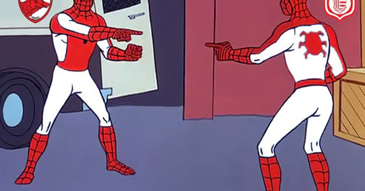 Dialog amuzant. Ce au postat FC Dinamo și CS Dinamo înaintea duelului inedit din cupă: „Peter Parker va marca!”