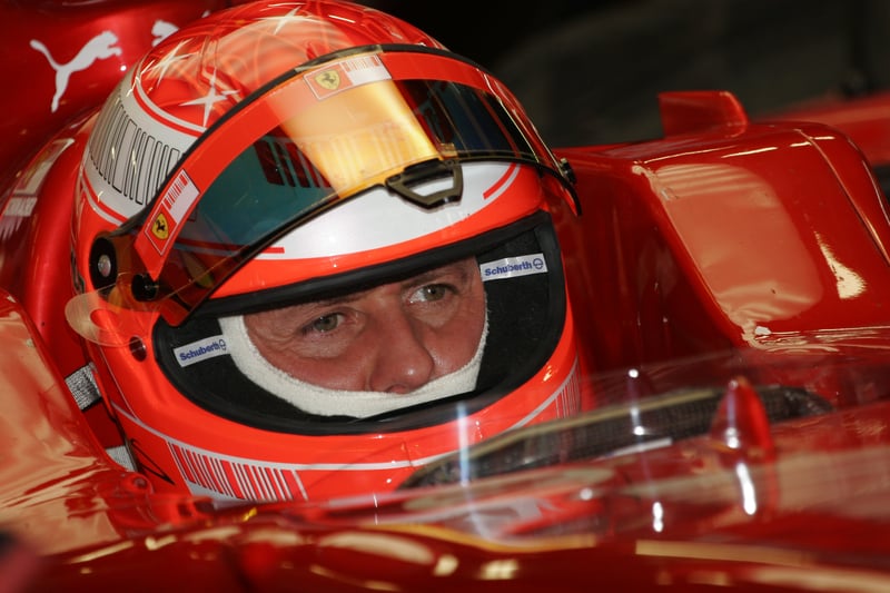 Michael Schumacher, pe vremea când pilota pentru Scuderia Ferrari.