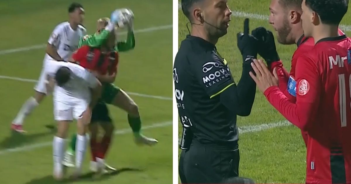 Haos cu arbitrajul la Ciuc - CFR! VIDEO+FOTO Găman a anulat un gol al lui Csikszereda, apoi  a dat penalty după intervenția VAR