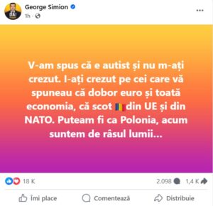 george simion autism