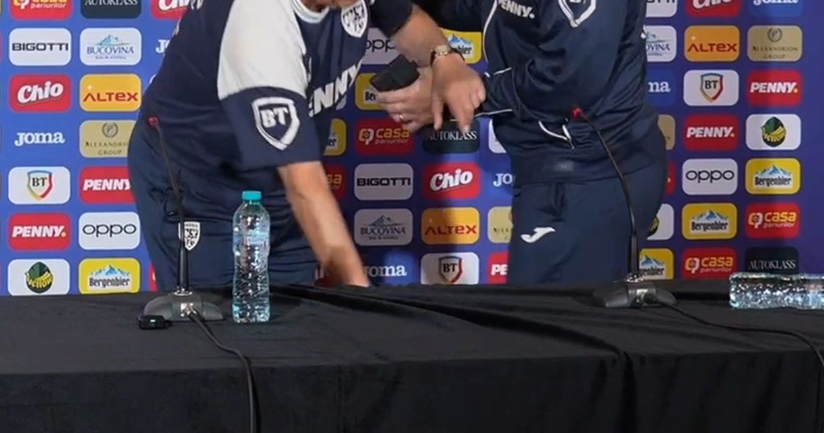 Haos total la conferința lui Mircea Lucescu și Ianis Hagi. Nervi, ironii și o cădere evitată la limită: 6 episoade ciudate cu selecționerul