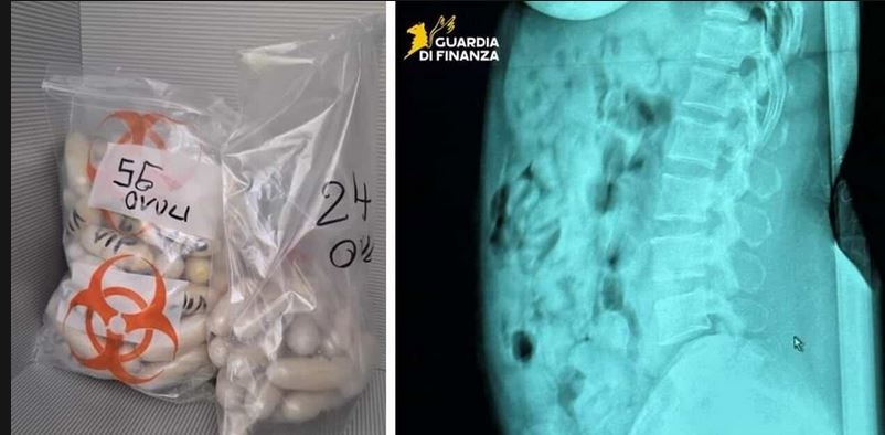 Româncă arestată pe un aeroport din Italia pentru trafic de droguri. Unde ascunsese femeia sute de capsule cu stupefiante