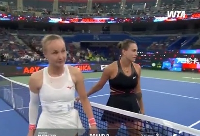 Arina Sabalenka, pusă la grea încercare de o jucătoare care nu vede bine