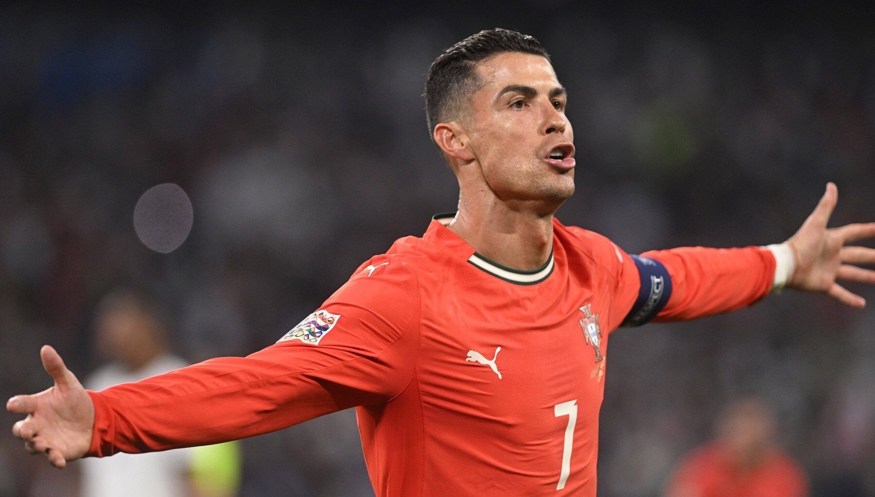 Cristiano Ronaldo, omul record pentru nationala Portugaliei.
