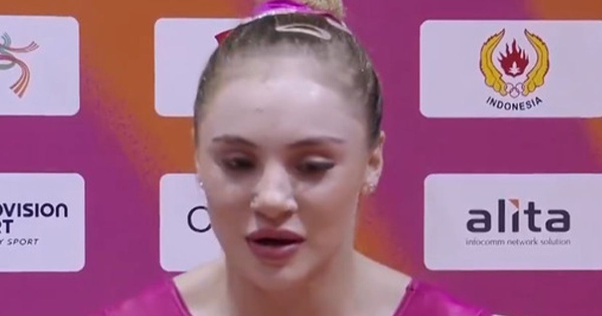 Sabrina Voinea, între uimire și indignare! FOTO: Reacția gimnastei române când a văzut că a ratat podiumul la Campionatele Mondiale de la Jakarta