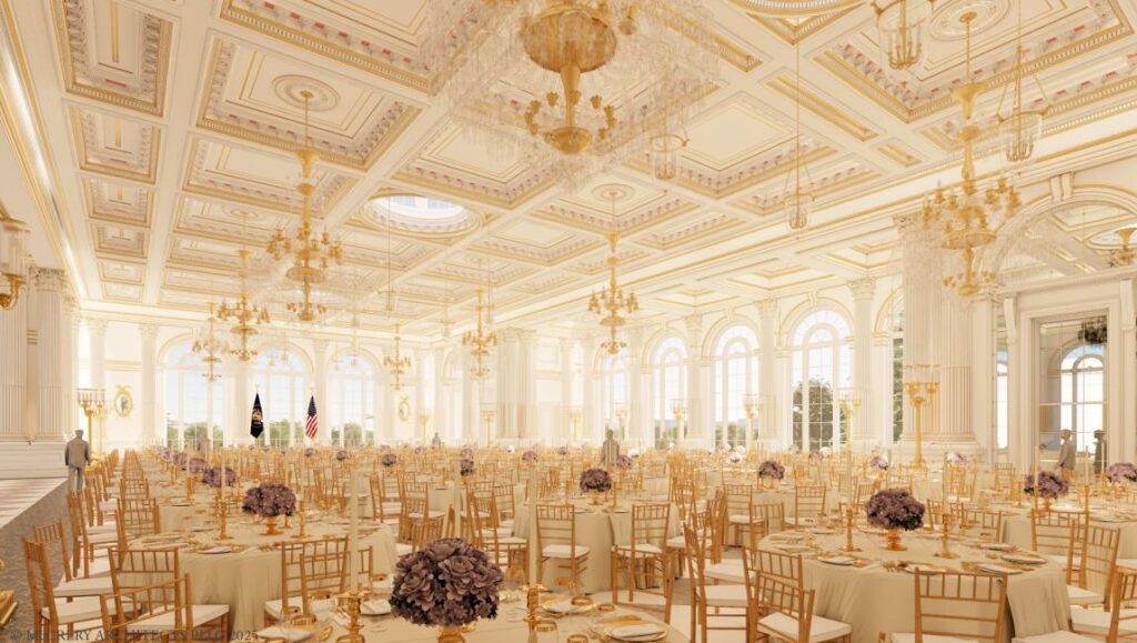 sala bal Casa Alba Trump