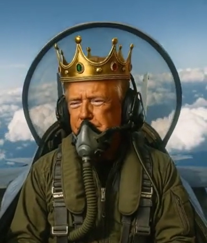 Trump ironizează protestele „No Kings” într-un clip generat de inteligența artificială