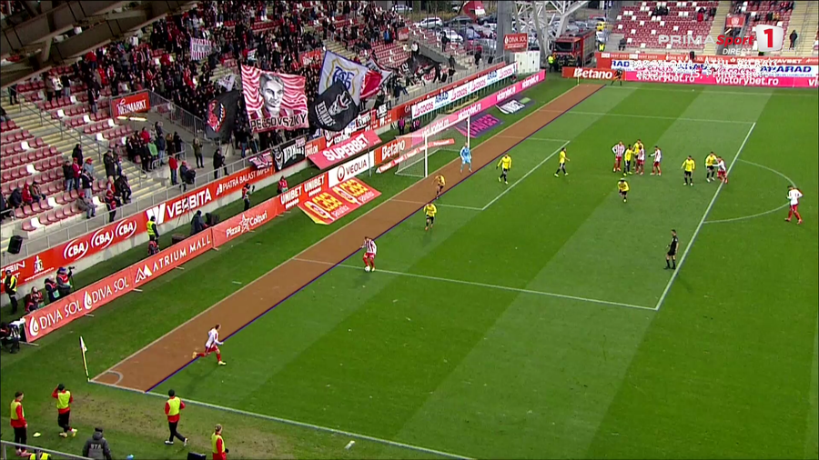 UTA Arad - U Cluj, în runda #17 din Superliga » Deschidere de scor în minutul 49