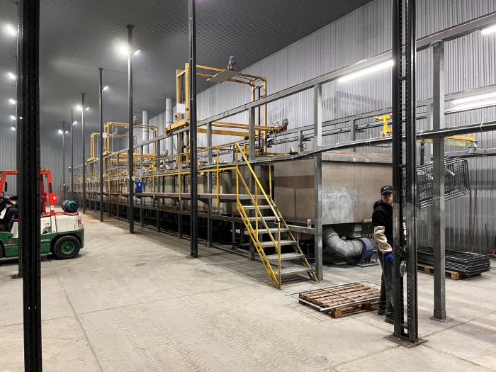 Atelierul de galvanizare al Variant Group din Transcarpatia/FOTO:pravda.ua