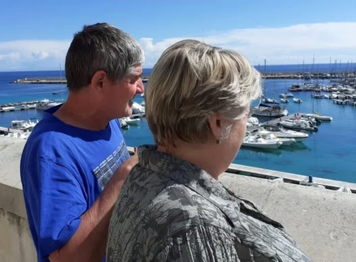 Octavian Stroici, alături de soţia sa. FOTO: Facebook Octavian Stroici