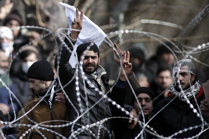 Migranți Siria FOTO: EPA EFE