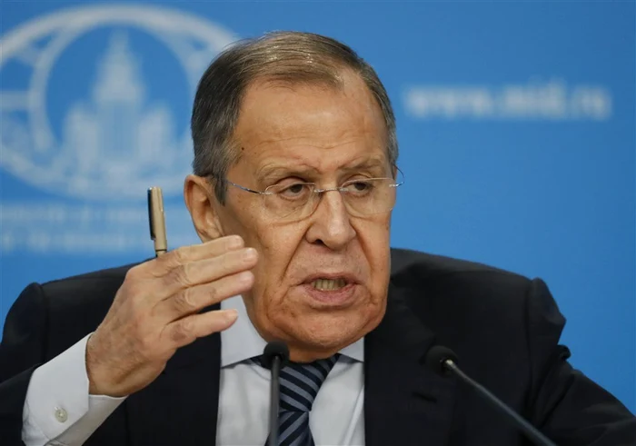 Șeful diplomației ruse, Serghei Lavrov/FOTO:EPA/EFE