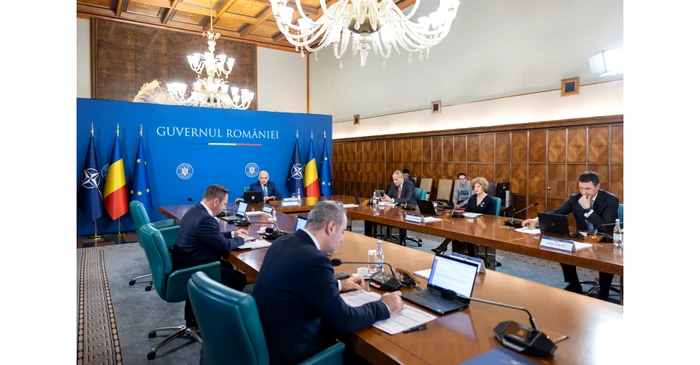 Oana Gheorghiu, la prima ședință de Guvern în calitate de vicepremier FOTO Guvernul României