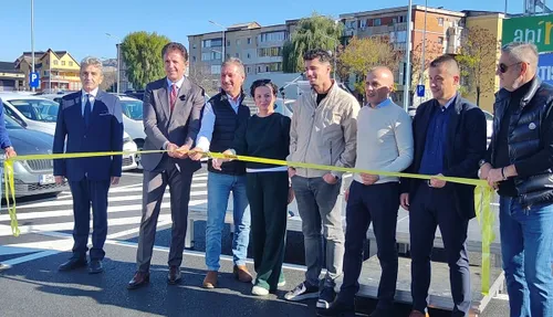 Prezentarea complexului comercial din Hunedoara deținut de Gheorghe Popescu. Foto: Facebook/Primăria Hunedoara