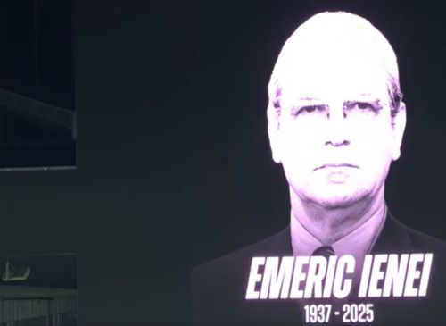 Minutul de reculegere în memoria lui Emeric Ienei, la Basel - FCSB