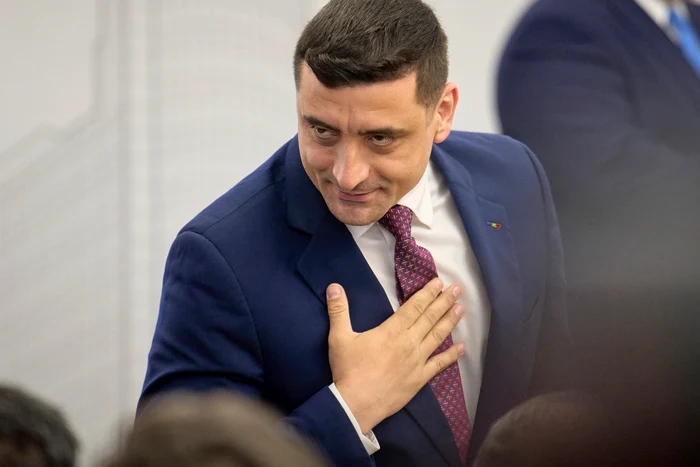 George Simion răspunde ironiilor Olguţei Vasilescu. FOTO: Profimedia