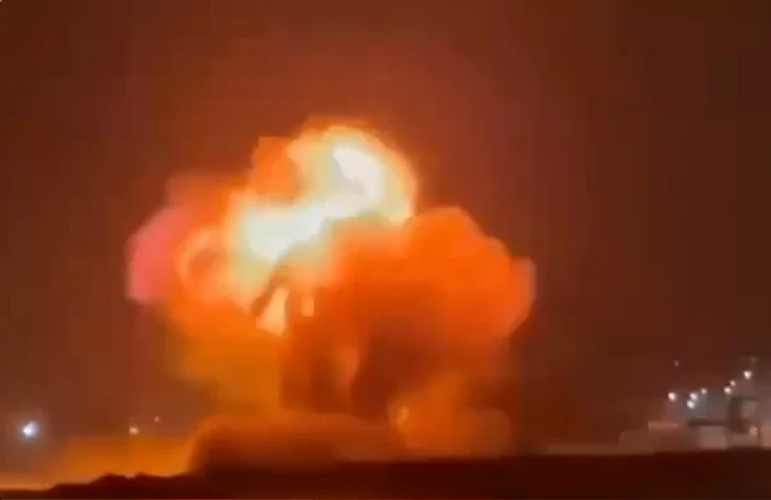 Atacul a vizat orașul-port Tuapse FOTO Captură video / X