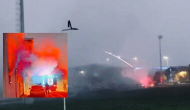 Dezastru în noapte: stadion de 2 milioane de euro, mistuit de flăcări. Vestiarele, distruse la doar doi ani după renovare. Cum s-a produs scânteia