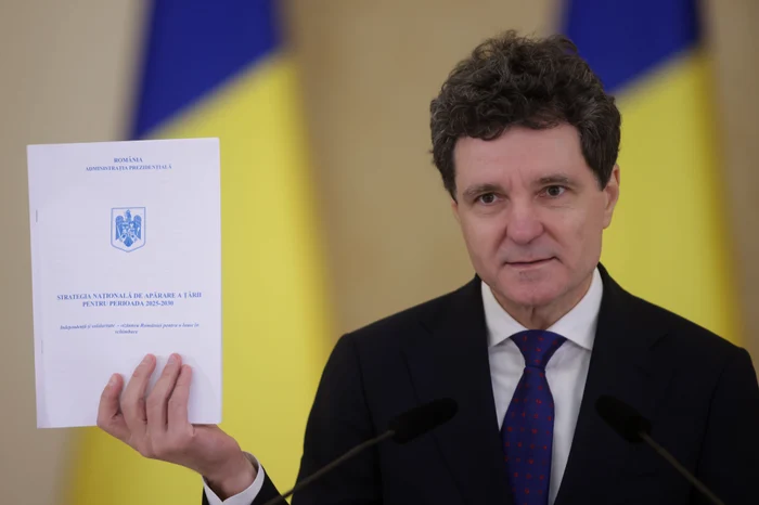 Nicușor Dan, conferință de presă la Palatul Cotroceni. Inquam Photos / George Călin