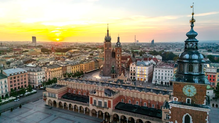 Cracovia, situată în sudul Poloniei FOTO Shutterstock