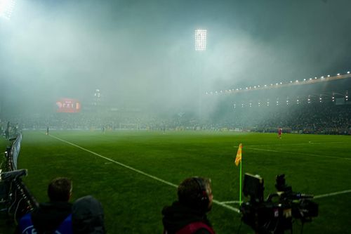 Ultrașii de la BH Fanaticos, protest la Bosnia - România (FOTO: GOLAZO.ro)