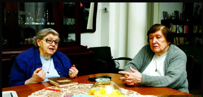 Flavia Coposu-Balescu si Rodica Coposu, surorile lui Corneliu Coposu FOTO ADEVARUL