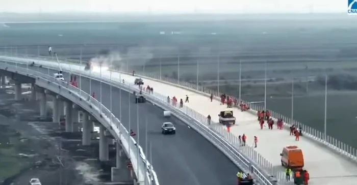 Ritm susținut de lucru pe autostrada Foclani-Bacău