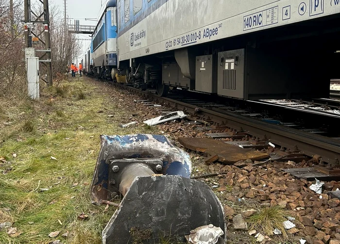 Accident feroviar în Cehia FOTO: X