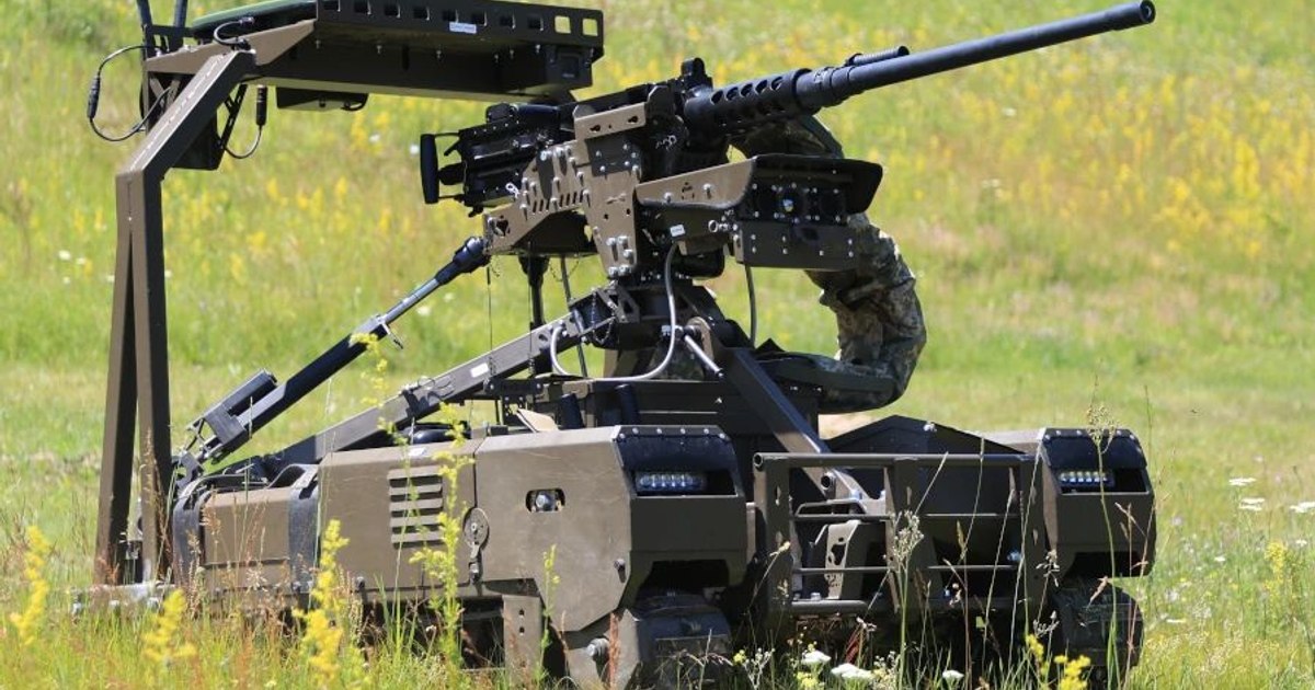 Robot de luptă ucrainean, dotat cu mitralieră Browning de 12,7 mm, a menținut singur o poziție defensivă timp de o lună și jumătate