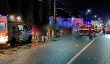 Accident cumplit la Cluj: trei pietoni au fost spulberați de o mașină. Traficul este blocat pe ambele sensuri