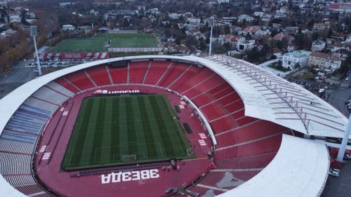 Stadionul echipei Steaua Roșie Belgrad (FOTO: Iosif Popescu / GOLAZO.ro)