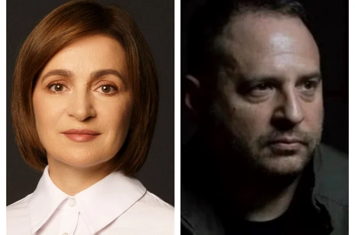 Maia Sandu și Andrii Iermak/FOTO: Colaj Adevărul/Facebook