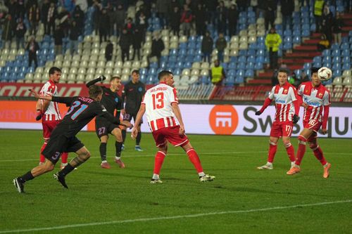 Steaua Rosie - FCSB, meci. FOTO GOLAZO