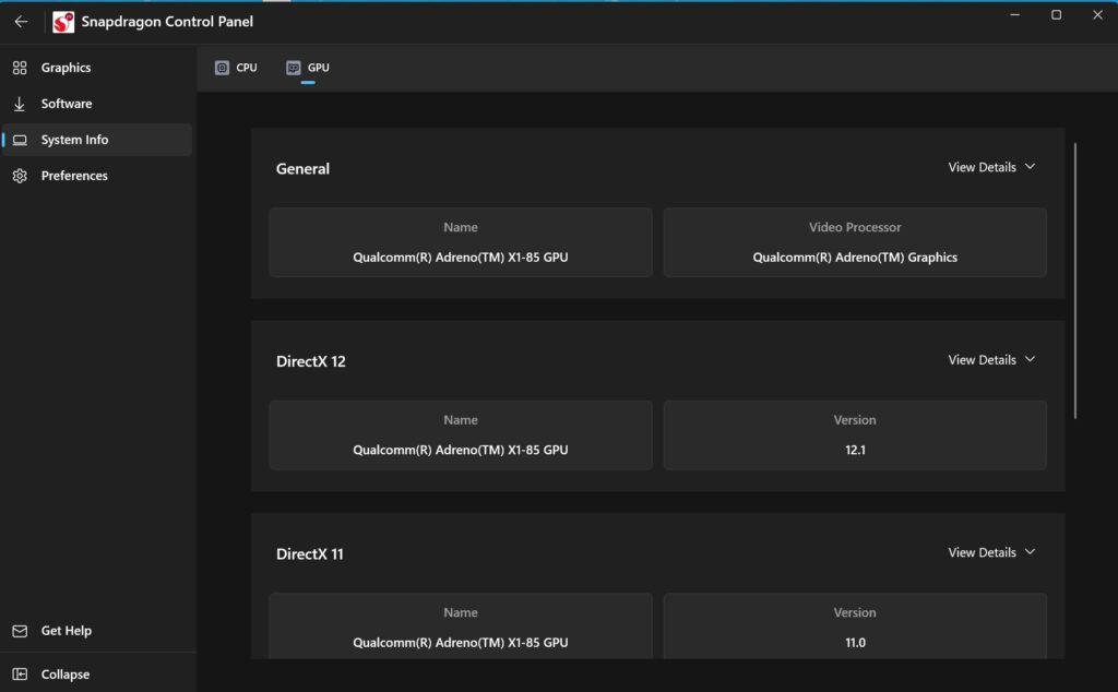 După foarte mult timp în care aplicaţia Control Panel pentru Qualcomm Snapdragon a fost în fază de testare, de azi poate fi instalată de oricine vrea să încerce jocurile Windows pe laptop-urile Copilot+ cu Snapdragn.