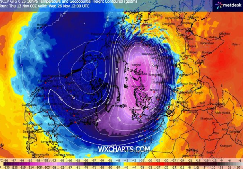 ANM face precizări de ultimă oră privind vortexul polar