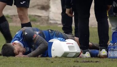 Mai rău ca la amatori » Încă un meci de Liga 2 jucat pe „câmp”: imagini SCANDALOASE