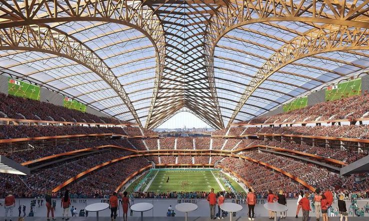 Noul stadion al echipei de fotbal american Washington Commanders / foto: Renderings courtesy District of Columbia and Washington Commanders