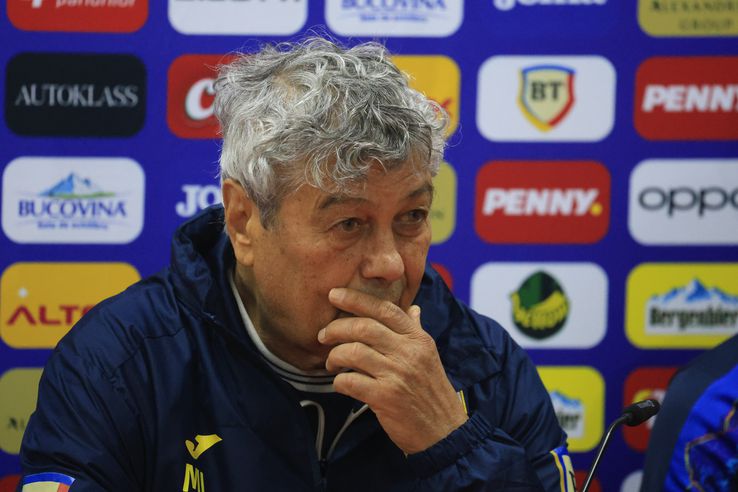 Mircea Lucescu și Ionuț Radu la conferința premergătoare meciului Bosnia - România / FOTO: Ionuț Iordache (GSP.ro)