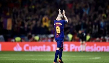 Andres Iniesta, în tricoul Barcelonei