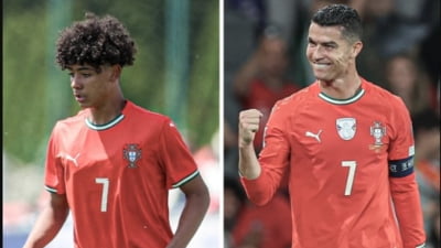 Cristianinho duce legenda mai departe. Golul marcat la națională de fiul lui Cristiano Ronaldo VIDEO